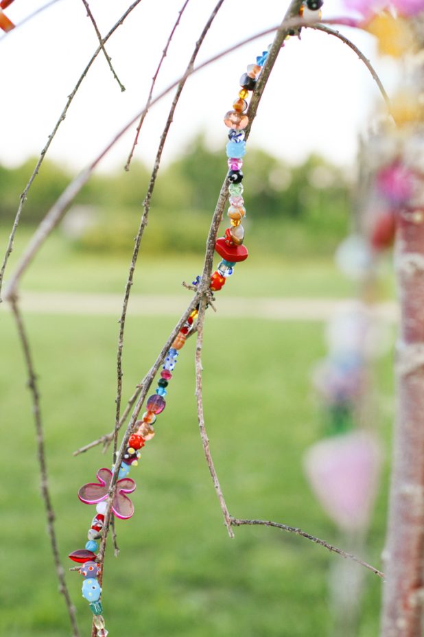 Jeweled Weeping Cherry |Diy Garden Art | Creative Cain Cabin