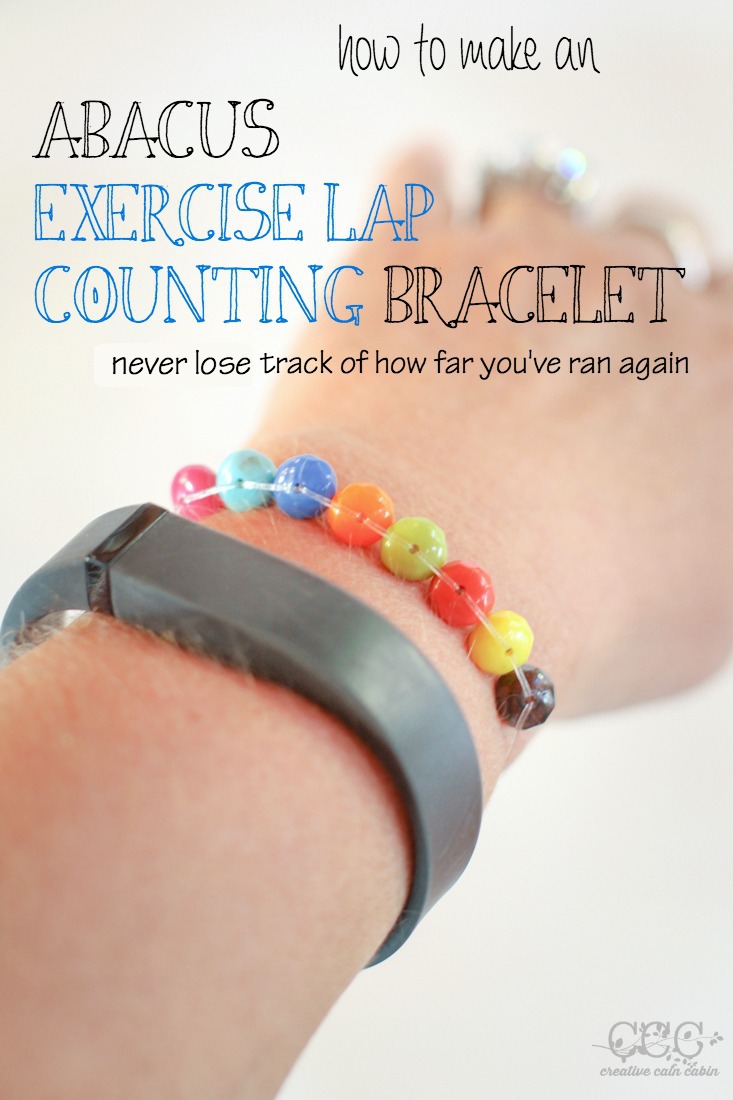 How to Make An Abacus Exercise Lap Counting Bracelet | DIY Tutorial | Creative Cain Cabin