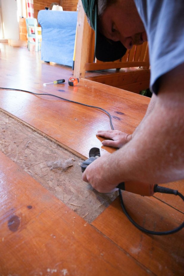How To Remove One Floor Board From a Tongue and Groove Floor