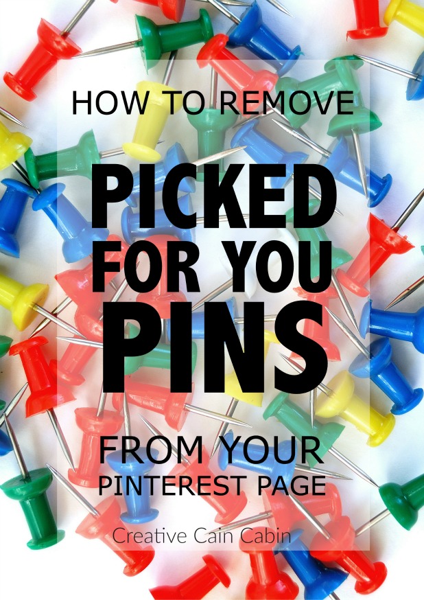 How To Remove Picked For You Pins From Your Pinterest Page
