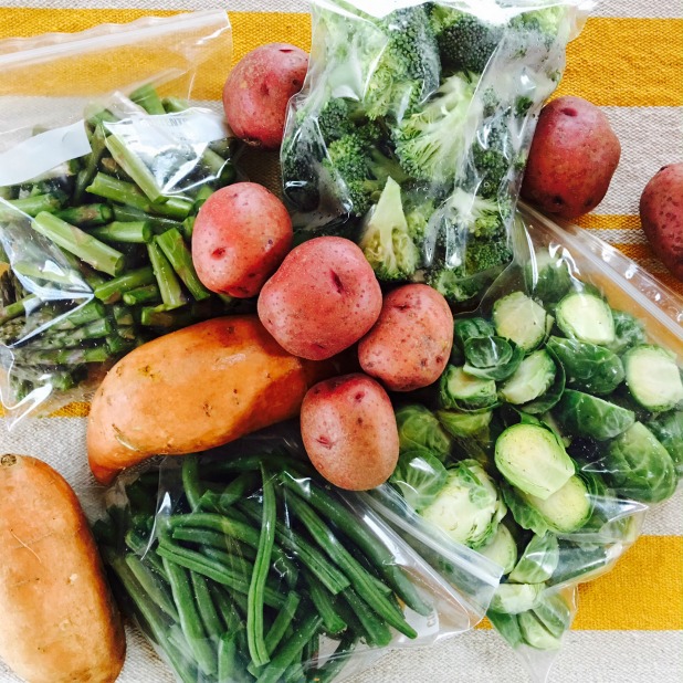 Vegetable Prep For Meal Planning