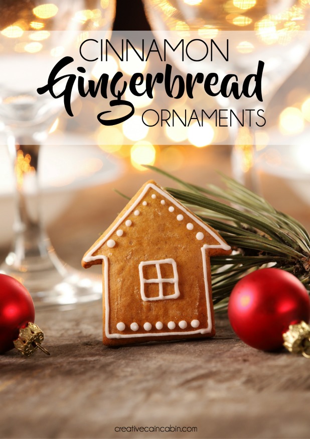 Cinnamon Gingerbread Ornament Recipe, 3 Ingredients, No Bake