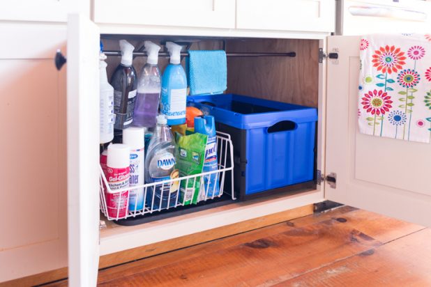 Tips and Tricks for Organizing Under a Kitchen Sink on a Budget 