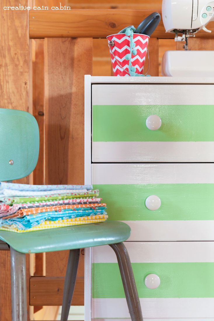 Ikea Rast Dresser Turned Sewing Storage