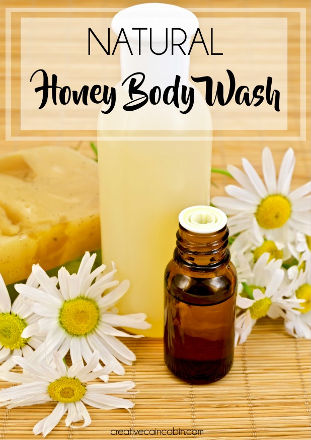 DIY Natural Essential Oil & Honey Body Wash
