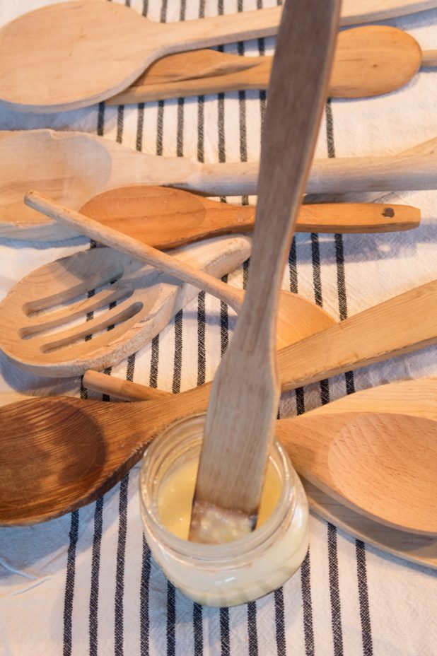 Recipe for conditioning wooden spoons and cutting boards