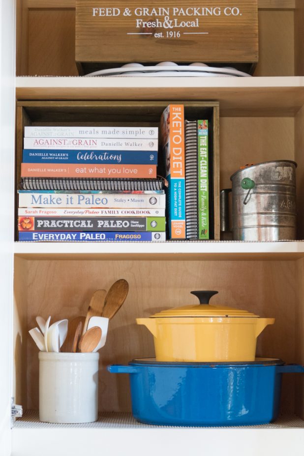 5 Ways to Organize Cookbooks Farmhouse Style With Things From Around Your Home