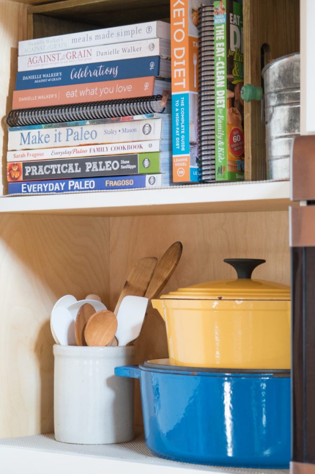 5 Ways to Organize Cookbooks Farmhouse Style With Things From Around Your Home