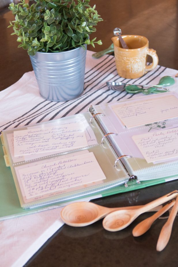 Hand Written Recipe Cards From Loved Ones 