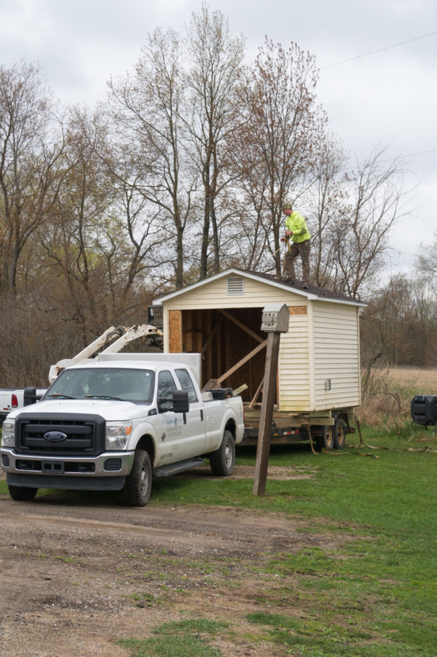 Shed Turned Chicken Coop