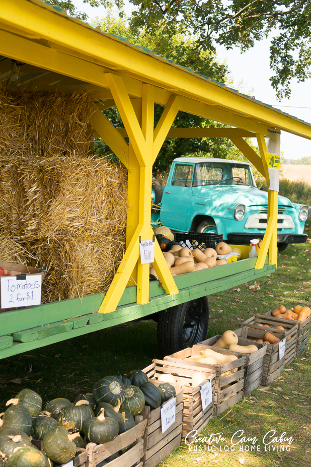 Fall Farm Stand, Old Truck