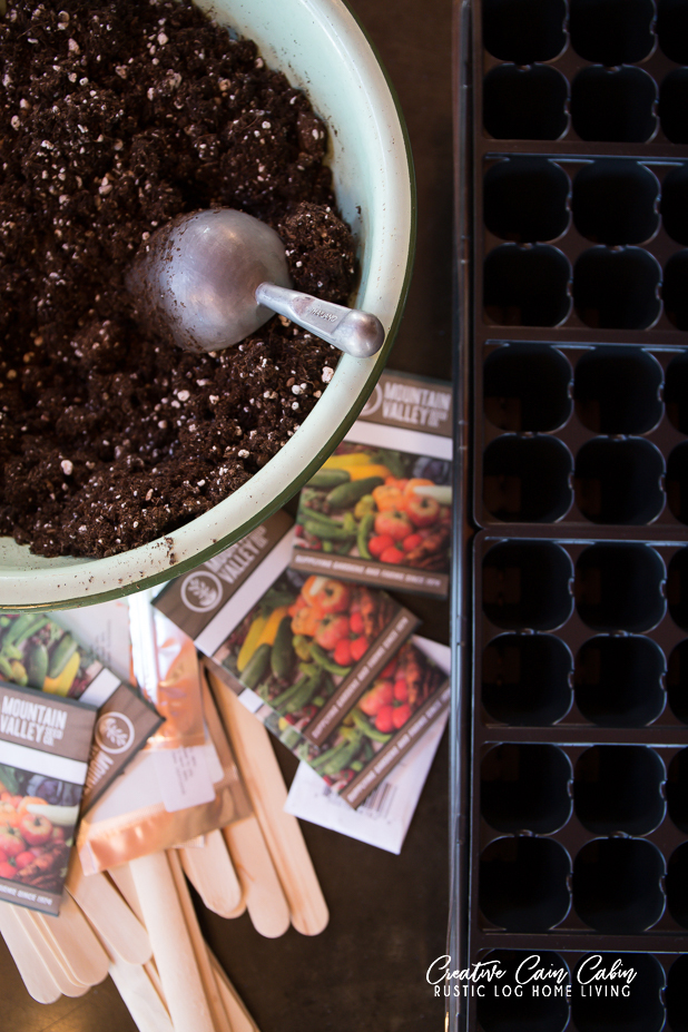 Starting Tomato and Pepper Seeds Indoors | Garden Seed Journal Printable