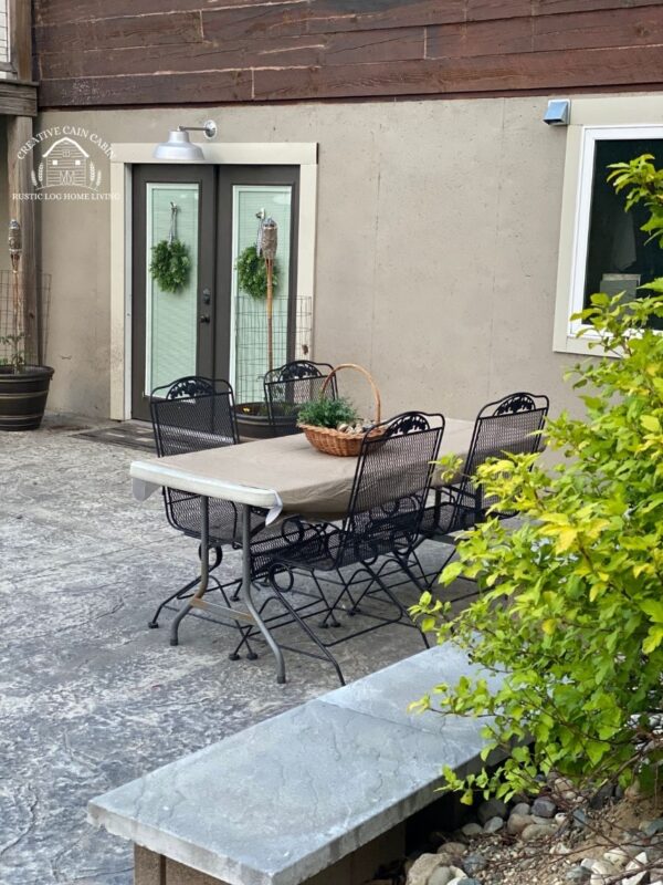 Outdoor Centerpiece That Wont Blow Away Or Need To Be Watered