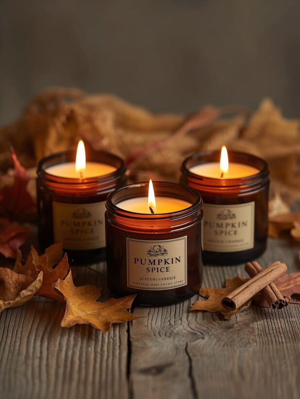 Pumpkin Spice Candles
