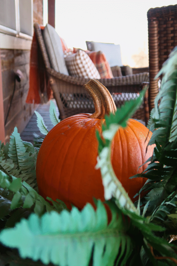 Rustic Fall Porch
